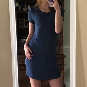 Navy Blue Tee Shirt Dress